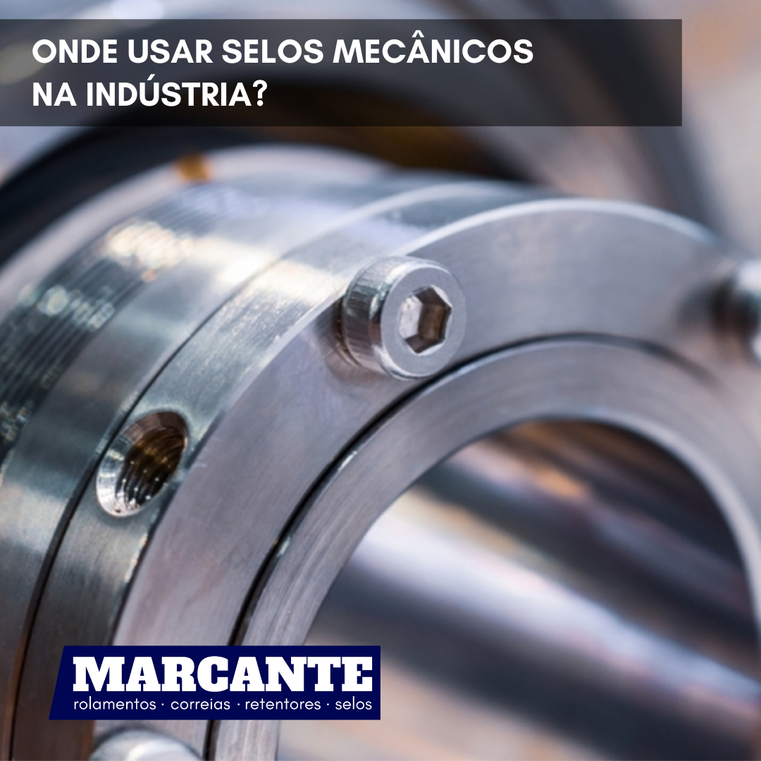 Os selos mecânicos podem ser utilizados em diversos segmentos industriais. 