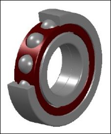 QJ212MPA FAG ROLAMENTO ESFERAS 4 PONTOS DE CONTATO 60X110X22