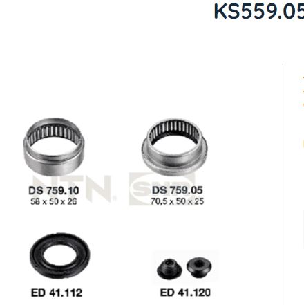 KS559.05 SNR ROLAMENTO