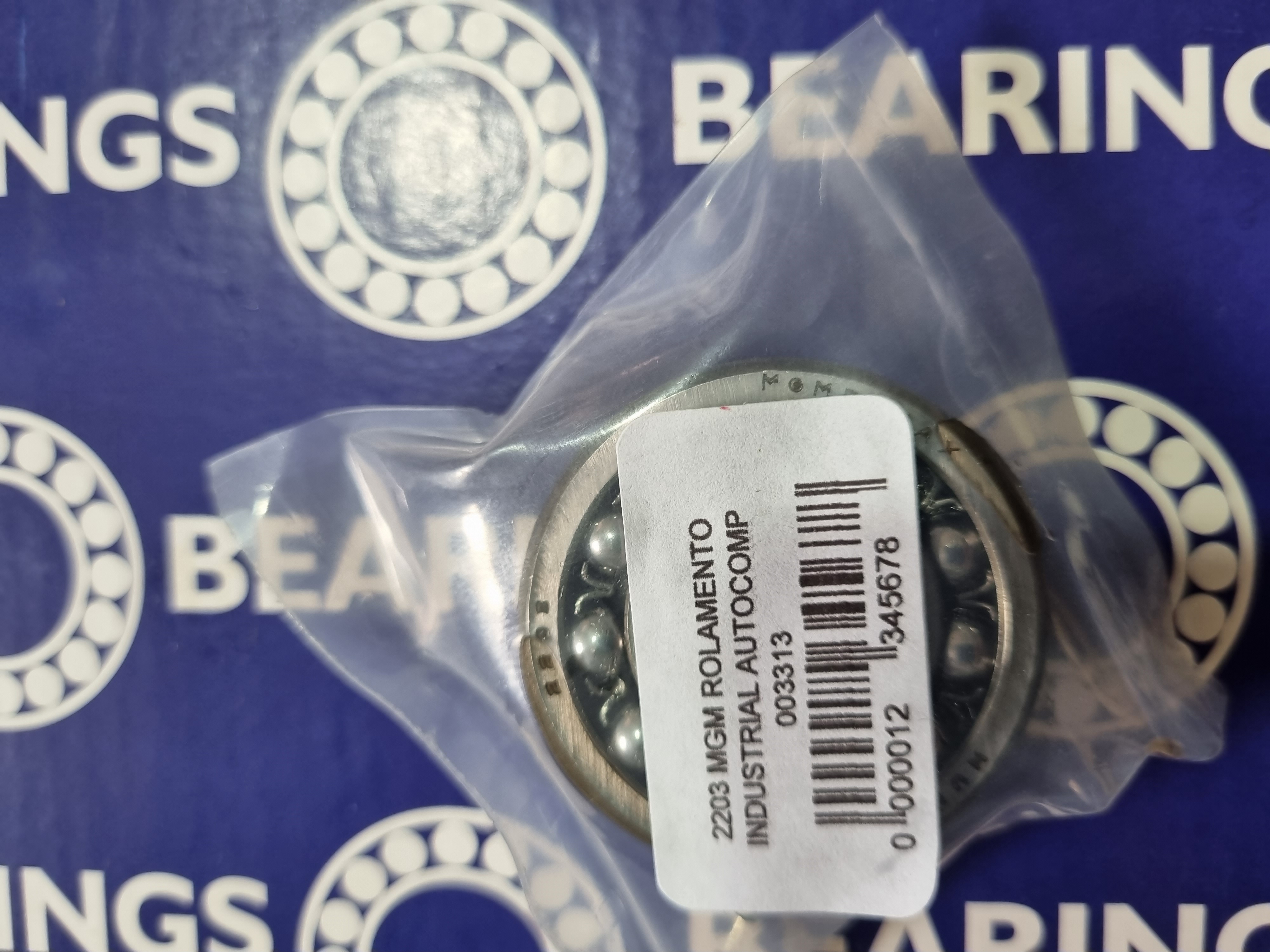 2203 MGM ROLAMENTO INDUSTRIAL AUTOCOMP ESFERAS 17X40X16(MM)