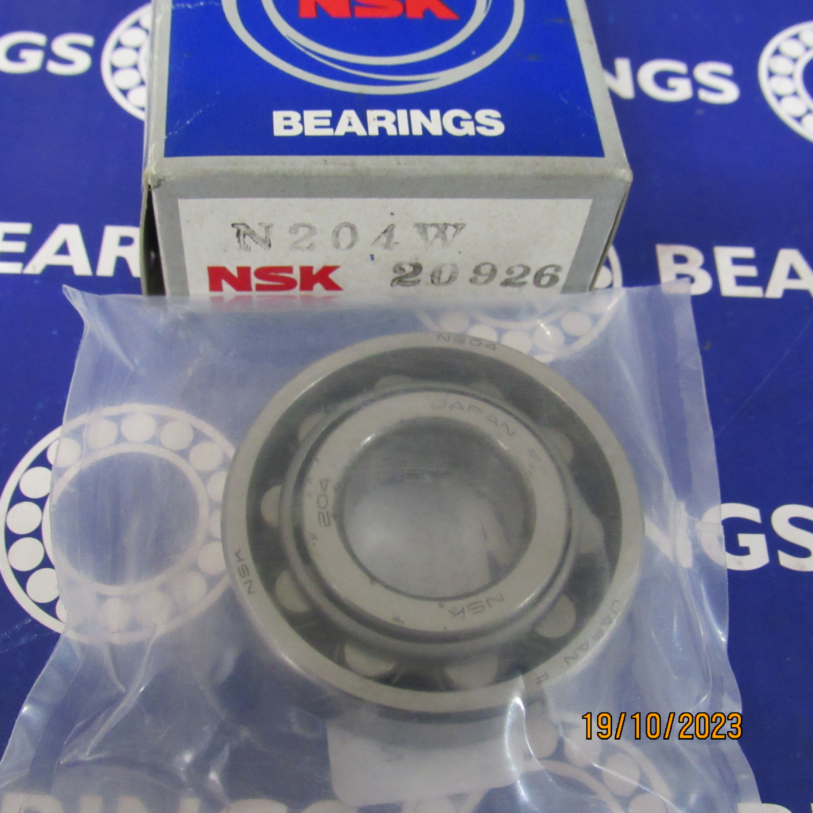 N204 NSK ROLAMENTO DE ROLOS CILINDRICOS 20X47X14