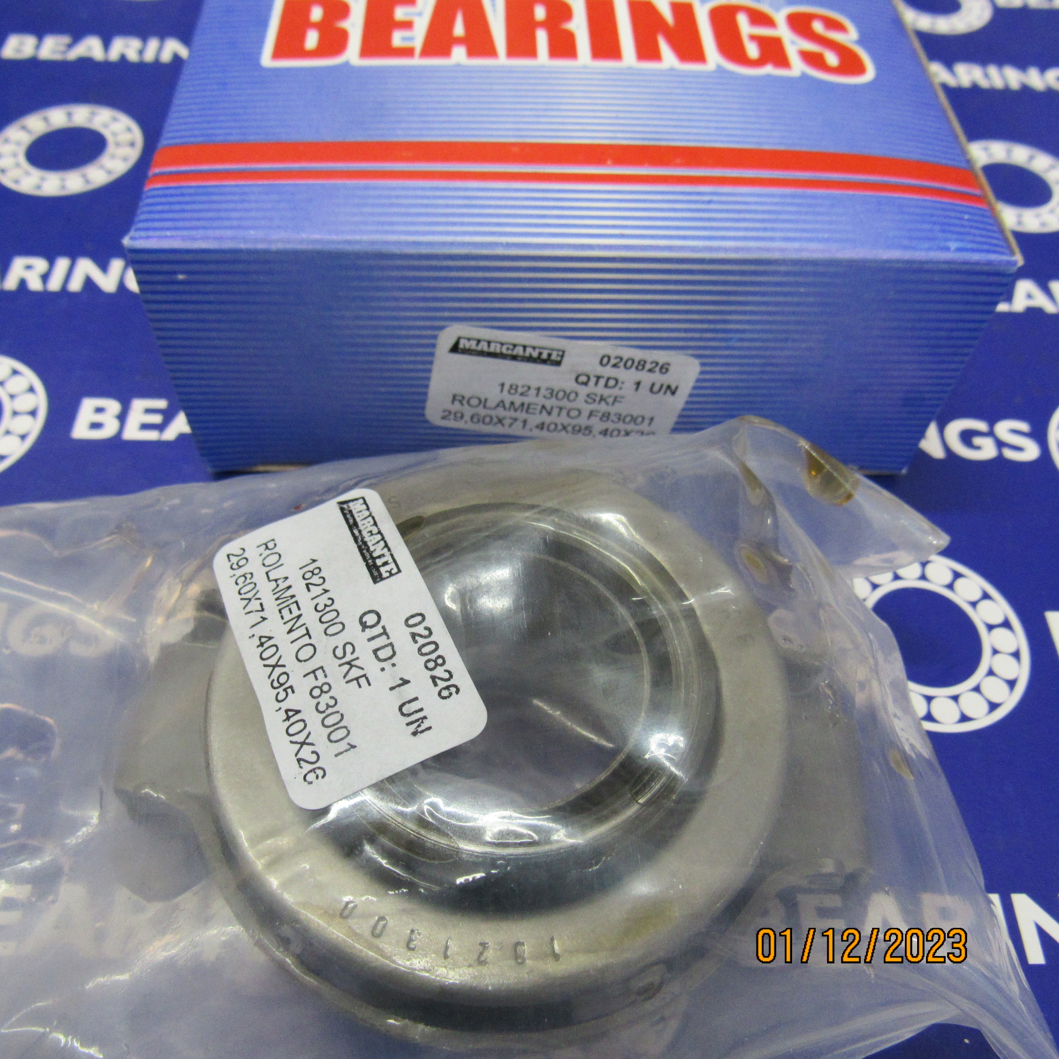 1821300 SKF ROLAMENTO F83001 29,60X71,40X95,40X26 — imagem 2