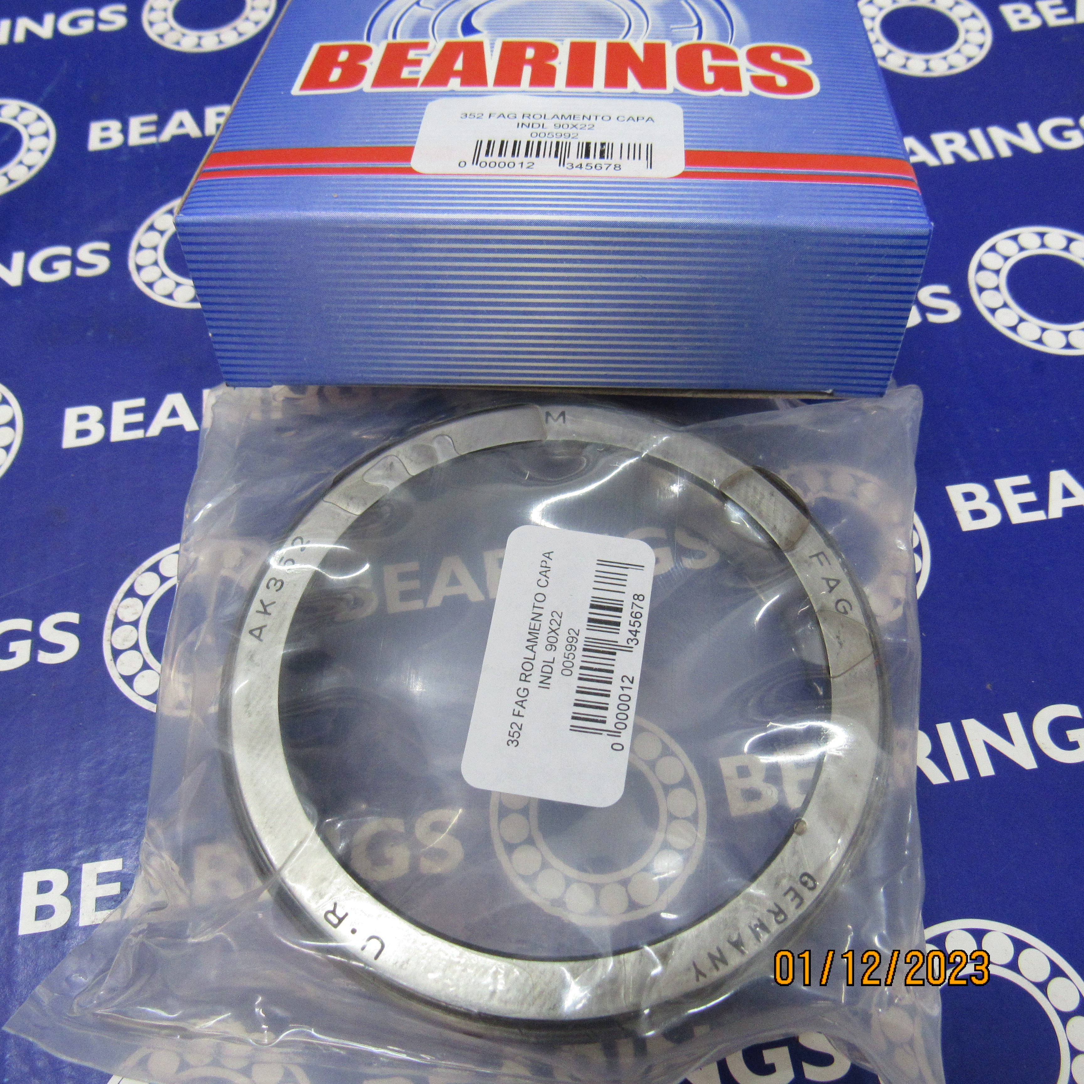 352 FAG ROLAMENTO CAPA INDL 90X22 — imagem 2