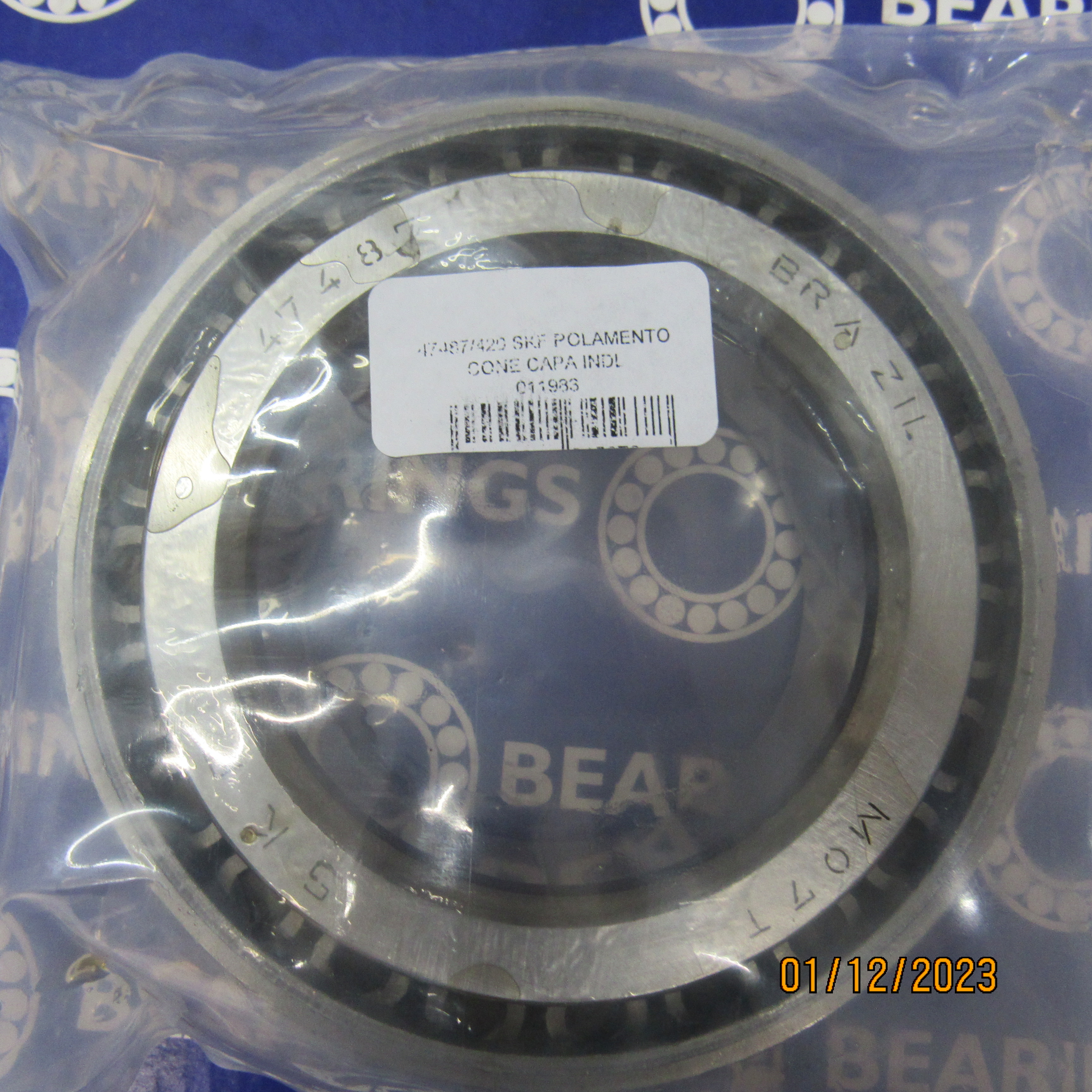 47487/420 SKF ROLAMENTO CONE CAPA INDL 69.850X120.000X32.545