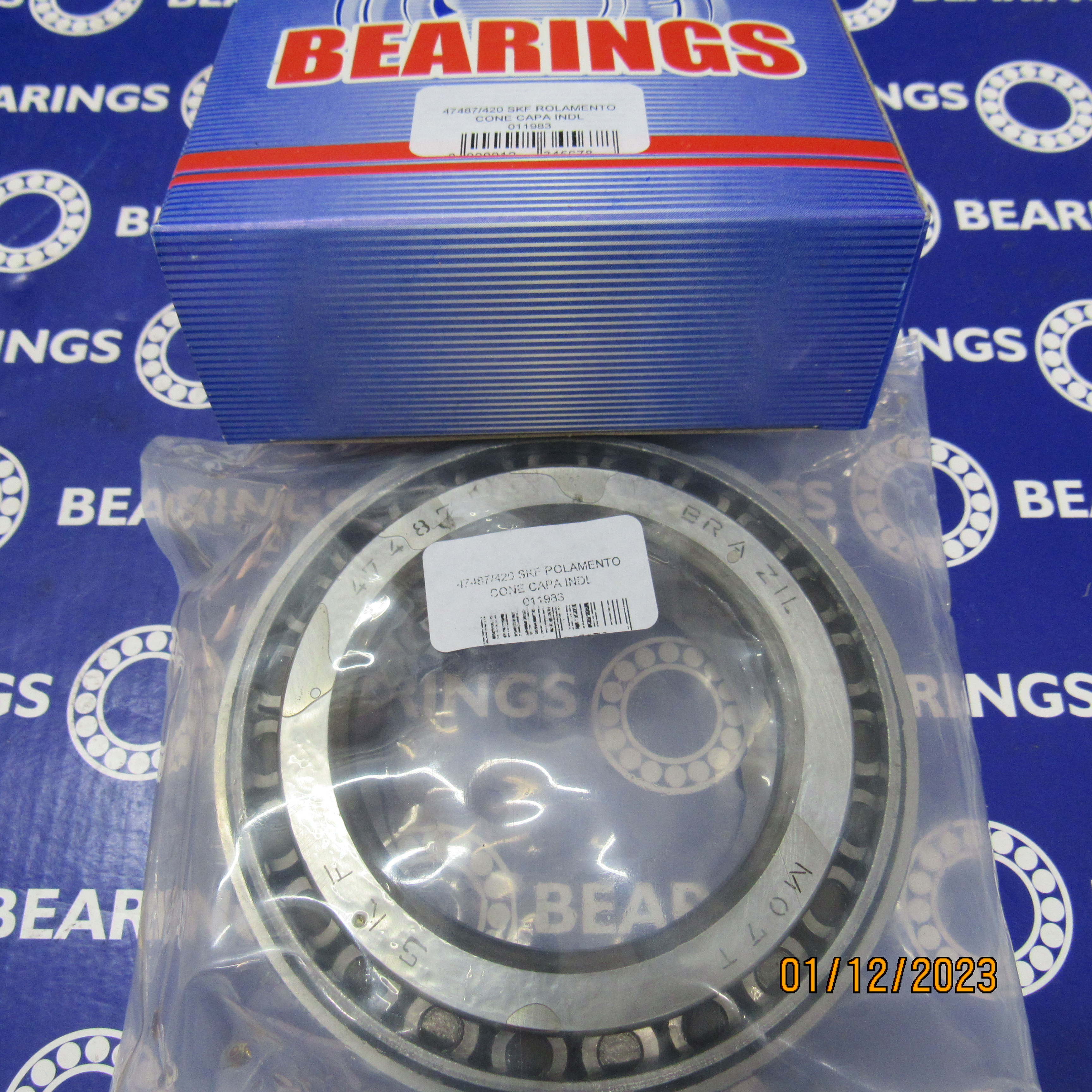 47487/420 SKF ROLAMENTO CONE CAPA INDL 69.850X120.000X32.545 — imagem 2