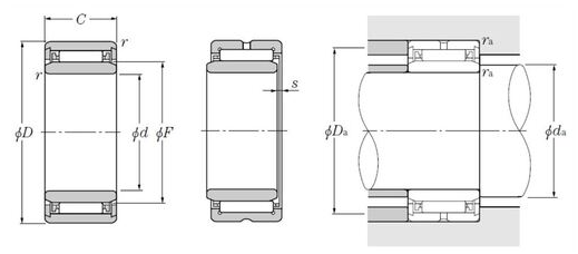 NKI05/16 NKR ROLAMENTO INDUSTRIAL DE AGULHAS 5X15X16