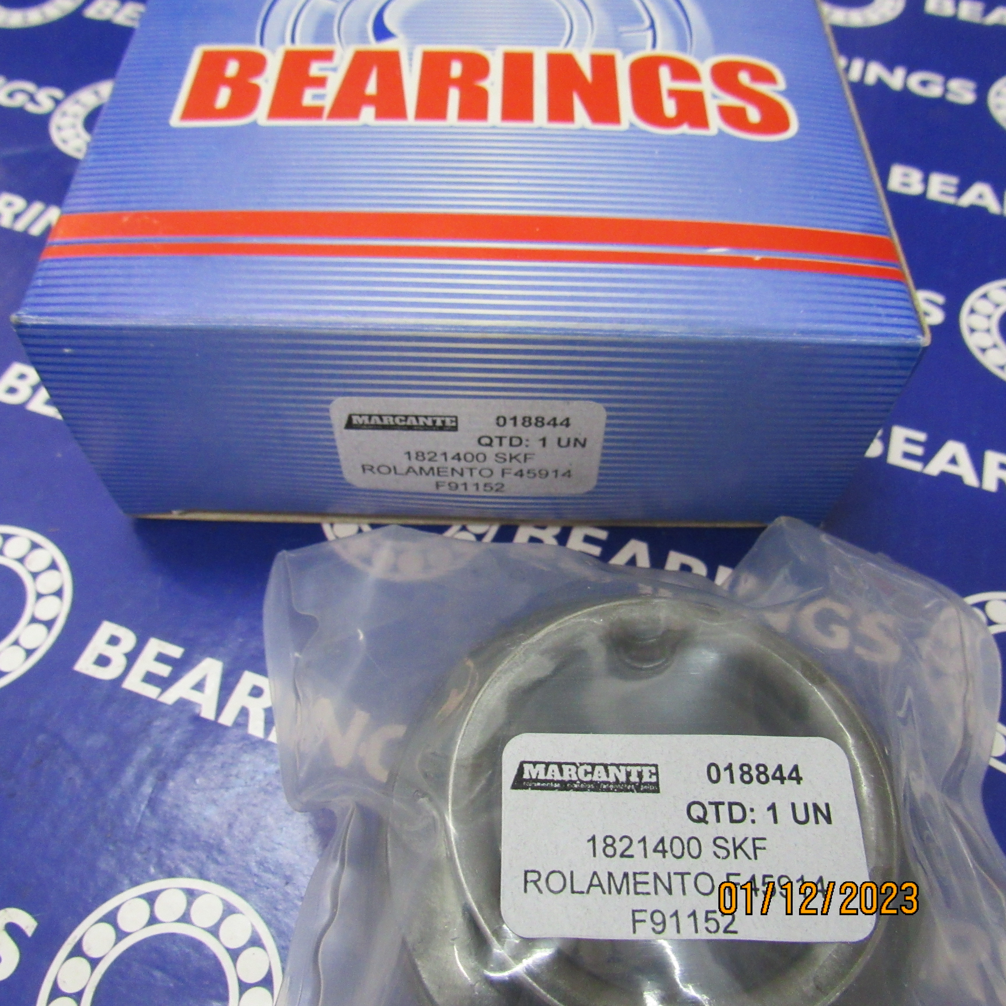1821400 SKF ROLAMENTO F45914  F91152 38,1X66,80X32,60 — imagem 2