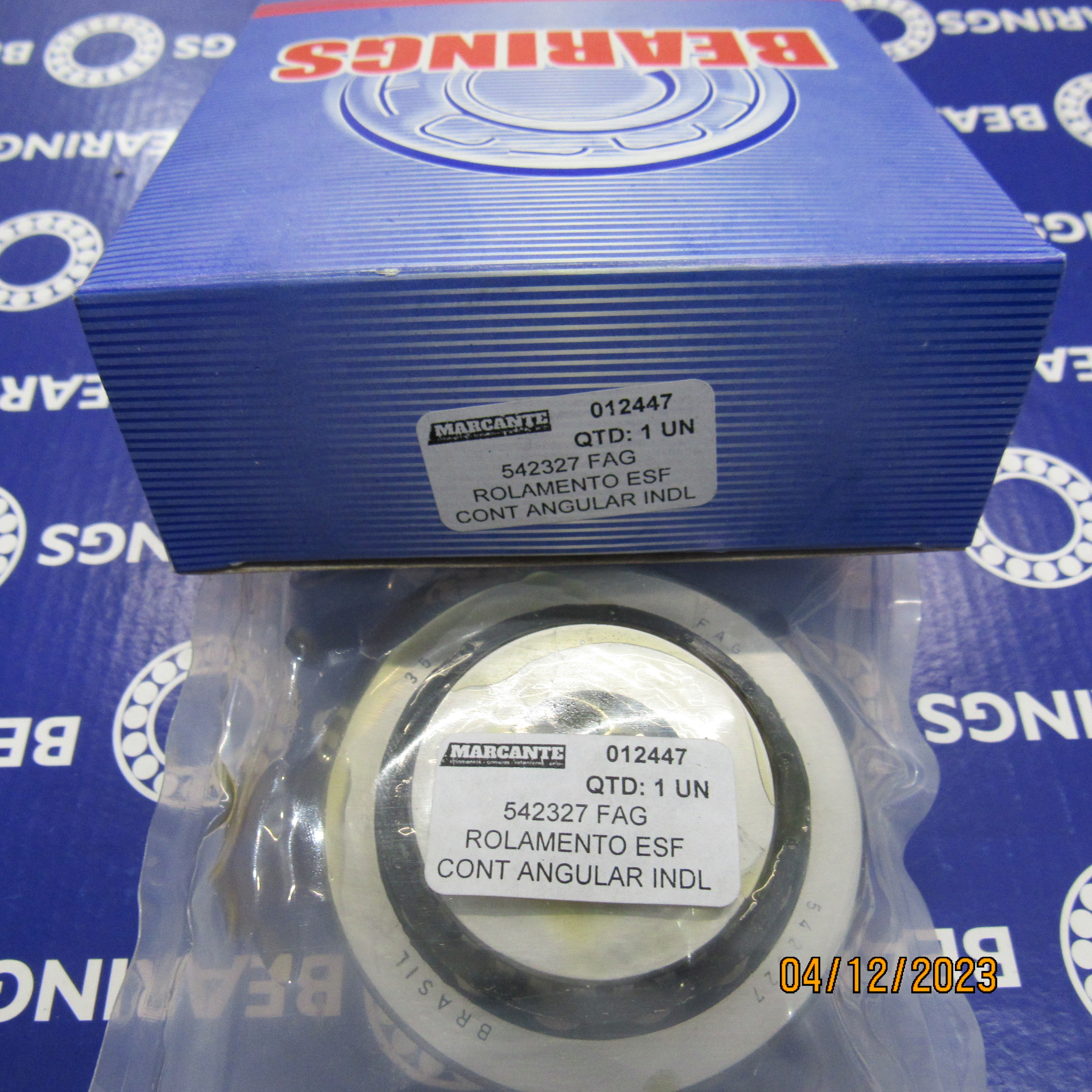 542327 FAG ROLAMENTO ESF CONT ANGULAR INDL 25X73X38 — imagem 2