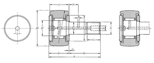 KR26PP NKR ROLAMENTO INDUSTRIAL ROLO DE COMANDO-LEVA 10X26X13.2