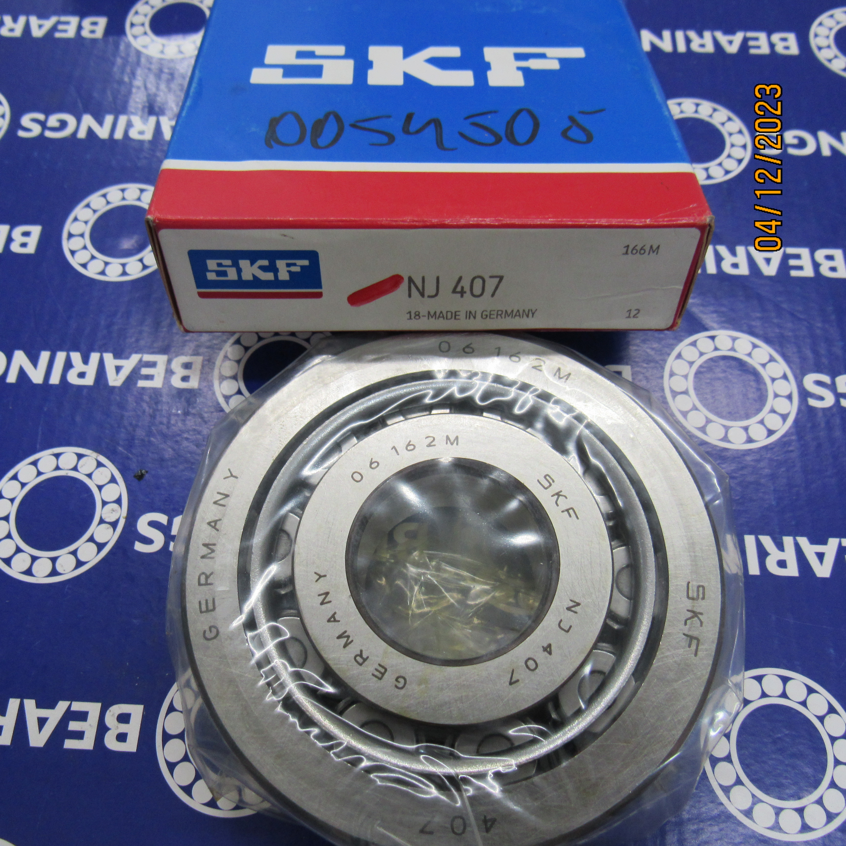 NJ407 SKF ROLAMENTO DE ROLOS CILINDRICOS 35X100X25 — imagem 2