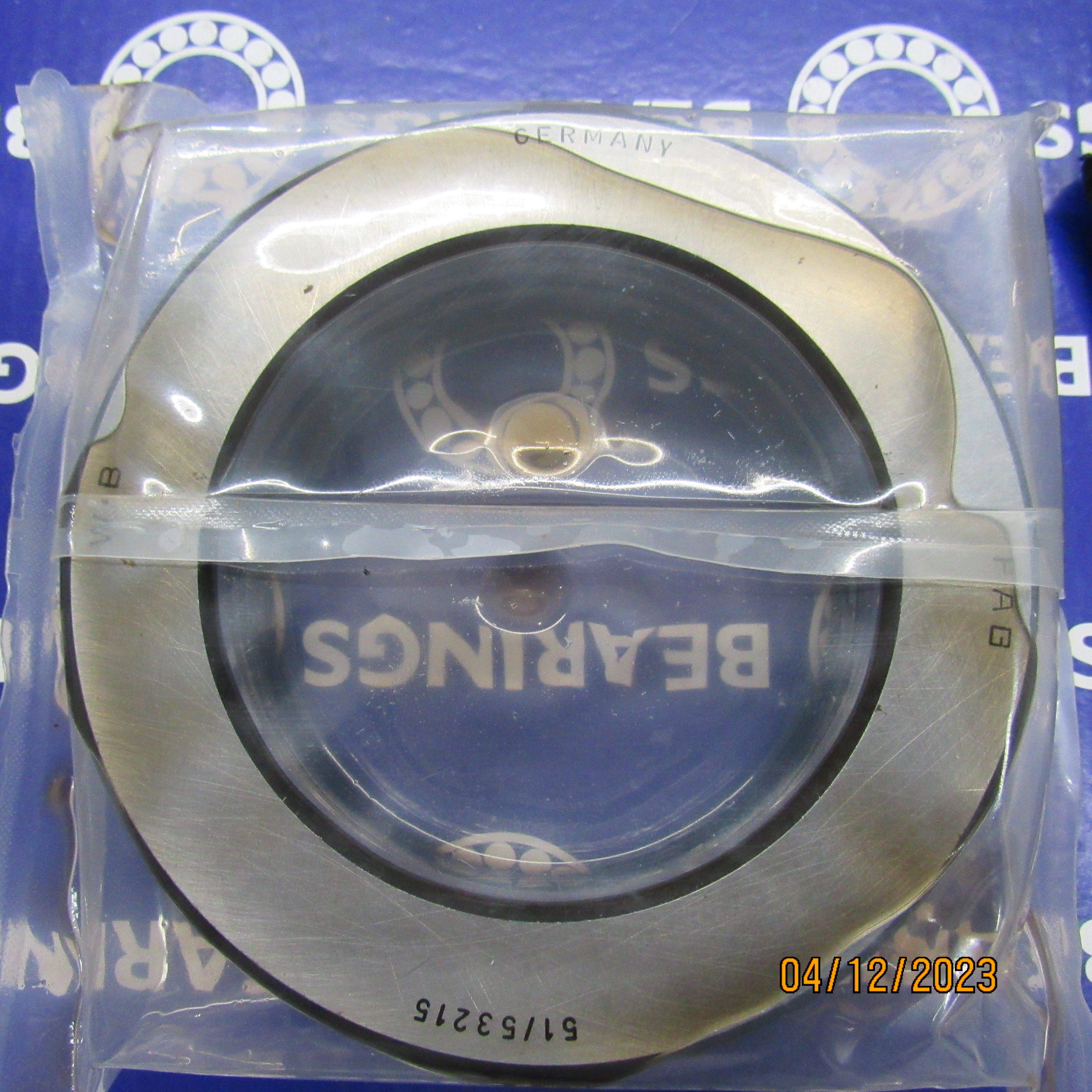 53215 FAG ROLAMENTO INDUSTRIAL AXIAL ESFERAS 75X110X28,3(MM)