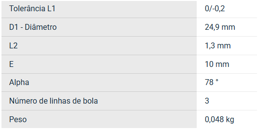 LME16UUOP RKS ROLAMENTO INDUSTRIAL LINEAR 16X26X36 — imagem 2