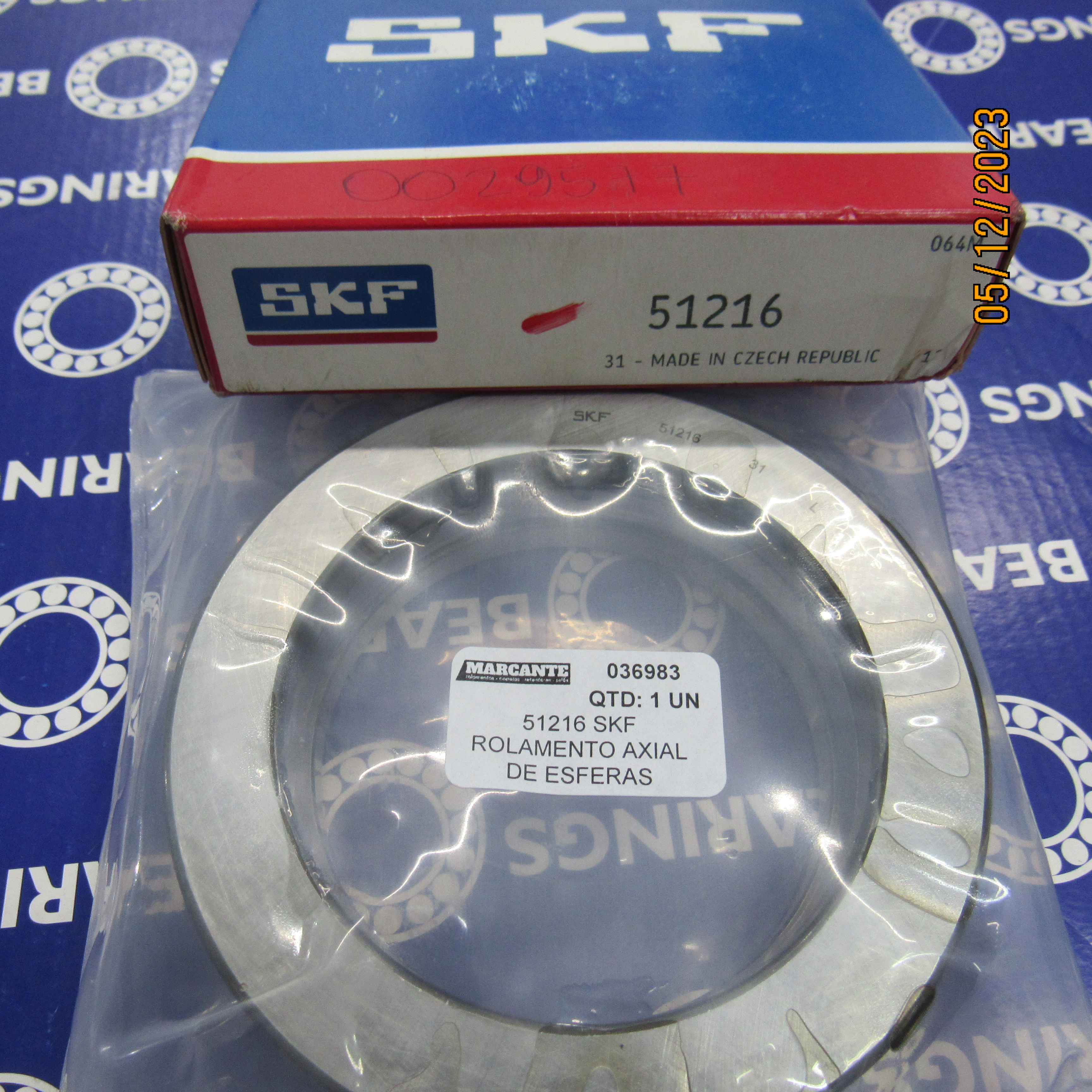 51216 SKF ROLAMENTO AXIAL DE ESFERAS 80X115X28 — imagem 2
