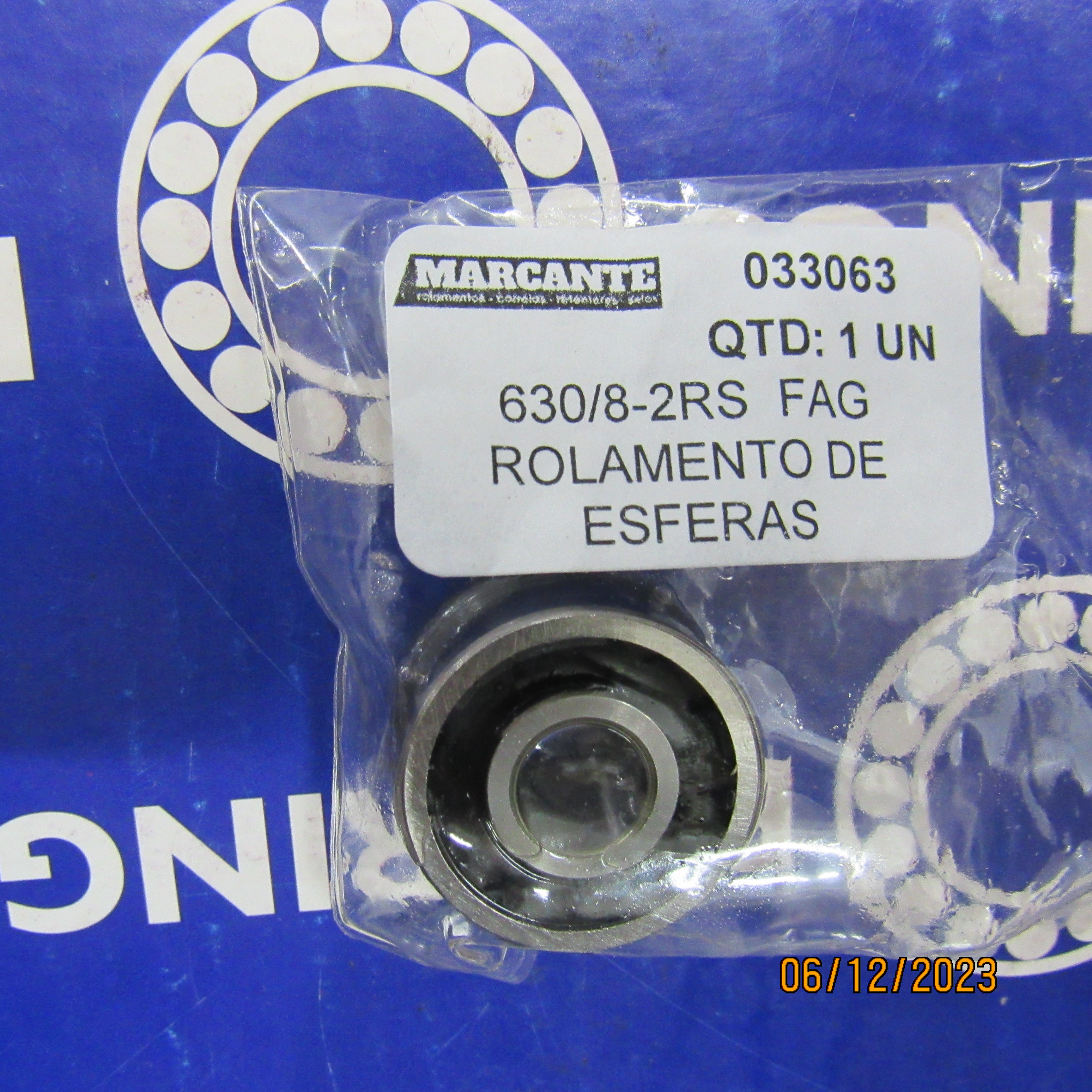 630/8-2RS  FAG ROLAMENTO DE ESFERAS