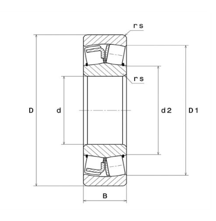 21310CD1C3 NTN ROLAMENTO INDUSTRIAL DE 2 CARREIRAS DE ROLOS AUTOCOMPENSADOR 50X110X27(MM)