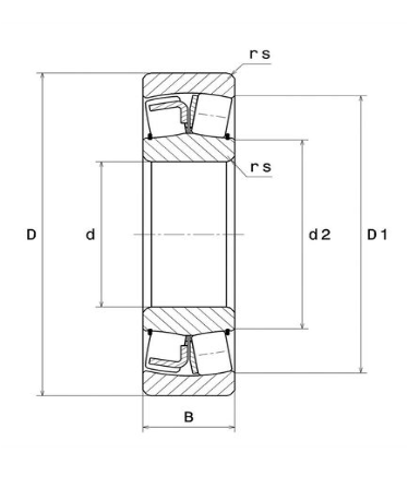 21312D1C3 NTN ROLAMENTO INDUSTRIAL DE 2 CARREIRAS DE ROLOS AUTOCOMPENSADOR 60X130X31(MM)