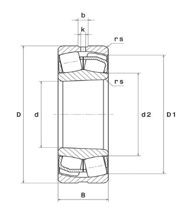 22207EAW33C3 NTN ROLAMENTO INDUSTRIAL DE 2 CARREIRAS DE ROLOS AUTOCOMPENSADOR 35X72X23(MM)