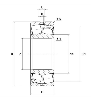 24028BK30D1C3 NTN ROLAMENTO INDUSTRIAL DE 2 CARREIRAS DE ROLOS AUTOCOMPENSADOR 140X210X69(MM)