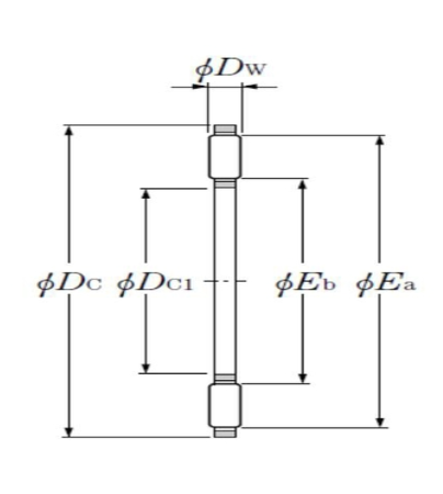 AXK6590 NKR ROLAMENTO AXIAL DE AGULHAS = AXK1113 65X90X3