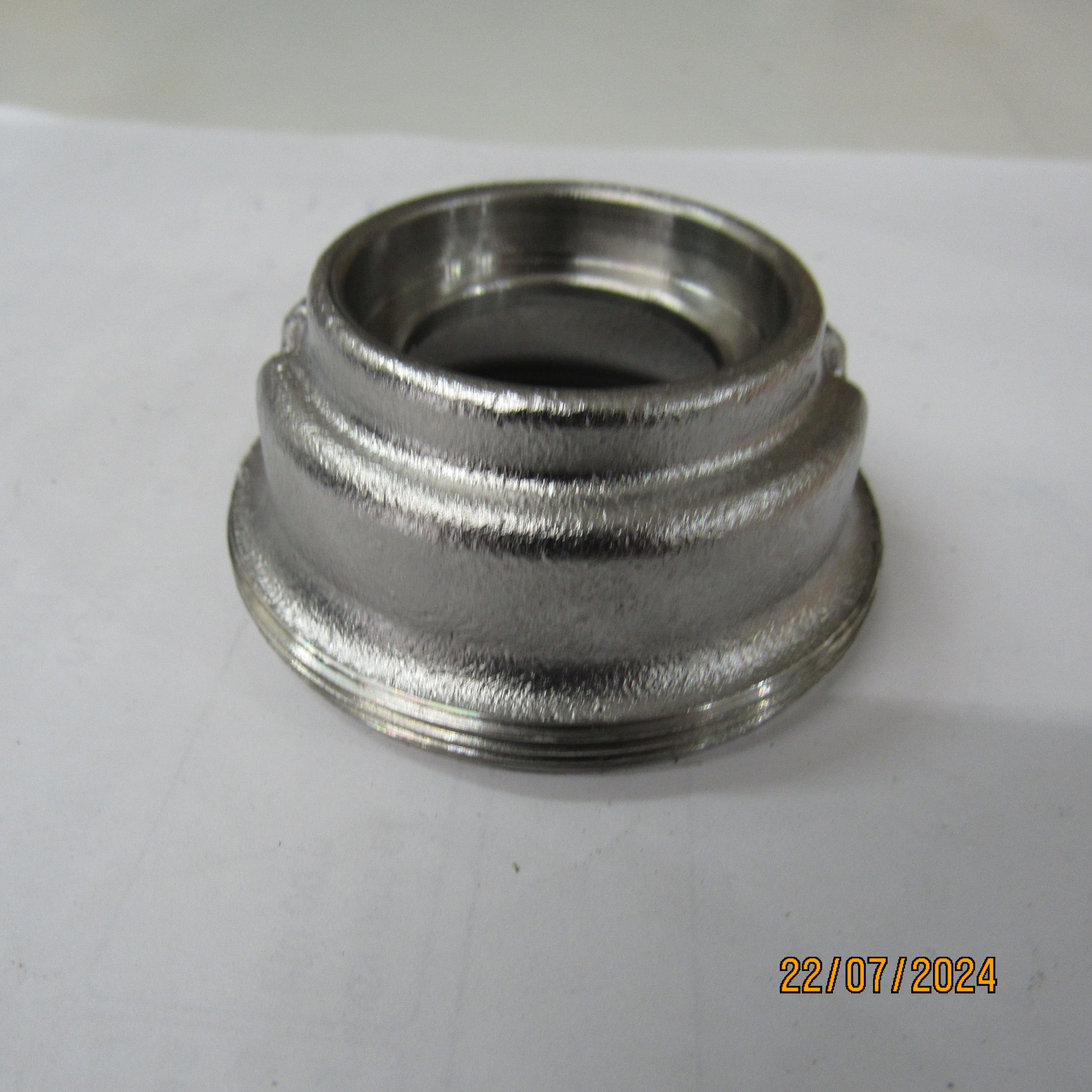 RMO205 CDR TAMPA VAZADA(ABERTA) INOX P/ MANCAL 205 - ROSQUEADA