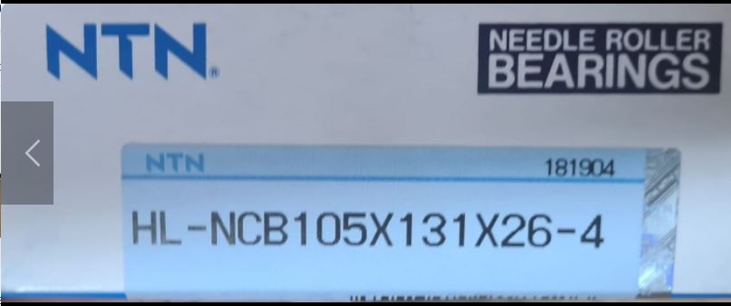 HL-NCB105X131X26-4 NTN ROLAMENTO 105X131X26MM LINHA AMARELA