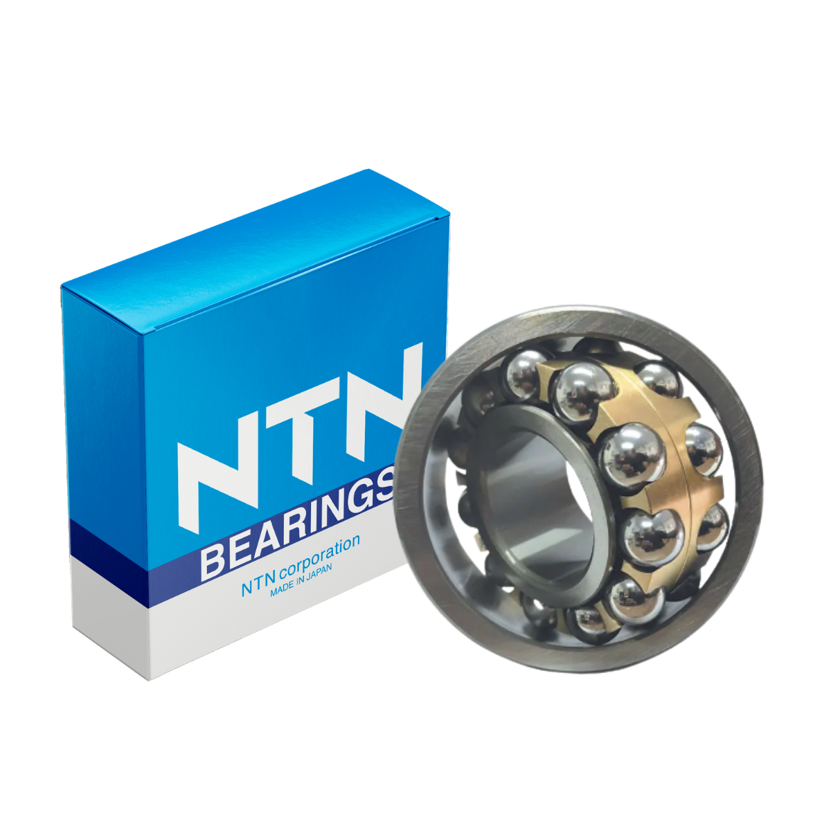 1320SK NTN ROLAMENTO INDUSTRIAL DE 2 CARREIRAS DE  ESFERAS AUTOCOMPENSADOR 100X215X47(MM) — imagem 2