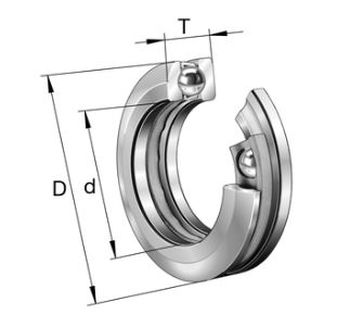 52304U NKR ROLAMENTO ESF AXIAL ESCORA DUPLA INDL 40X55X98