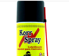 KORR SPRAY/300ML FBS LUBRIFICANTE P/ CORRENTES 