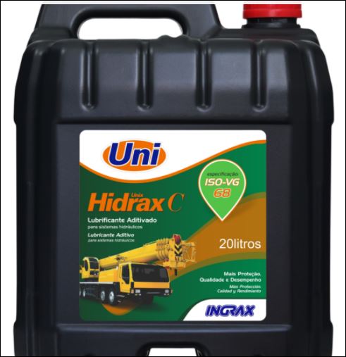 GS13556/20L INGRAX UNIX HIDRAX C68 - BOMBONA 20 LITROS OLEO