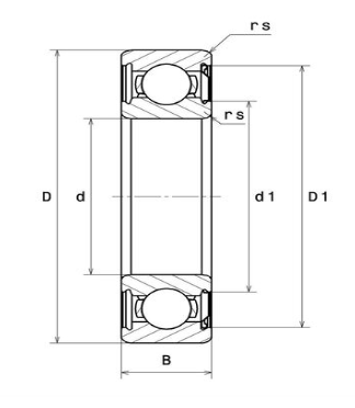 6303Z NTN ROLAMENTO INDUSTRIAL FIXO ESFERAS 17X47X14(MM)