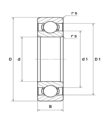 6004 NTN ROLAMENTO INDUSTRIAL FIXO ESFERAS 20X42X12(MM) 