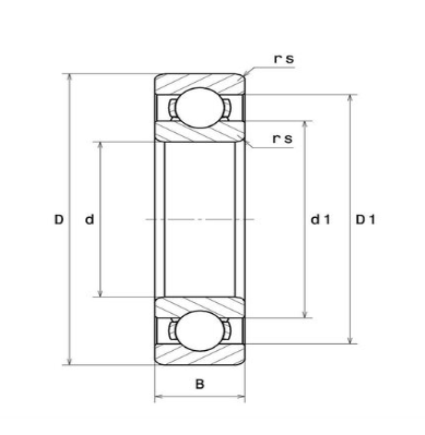 6404C3 SNR ROLAMENTO INDUSTRIAL FIXO ESFERAS 20X72X19(MM)