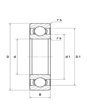 16005 SNR ROLAMENTO INDUSTRIAL FIXO DE ESFERAS 25X47X8MM