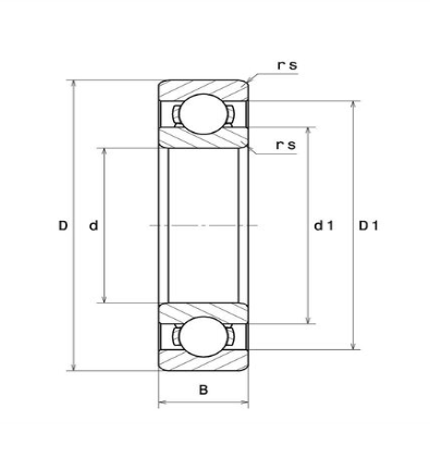 6405C3 SNR ROLAMENTO INDUSTRIAL FIXO ESFERAS 25X80X21(MM)