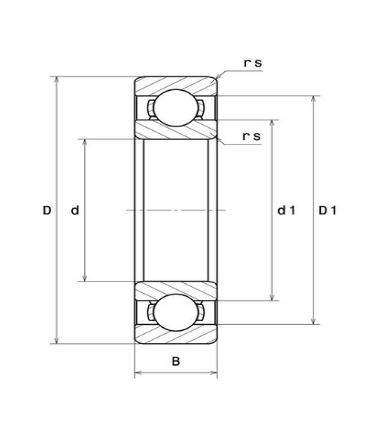 6006 SNR ROLAMENTO INDUSTRIAL FIXO ESFERAS 30X55X13(MM)