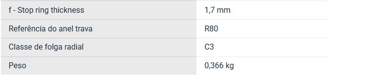 6208NRC3 NTN ROLAMENTO INDUSTRIAL FIXO ESFERAS 40X80X18(MM) — imagem 2