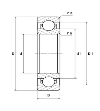 6215L1C3P6 NTN ROLAMENTO INDUSTRIAL FIXO ESFERAS 75X130X25MM
