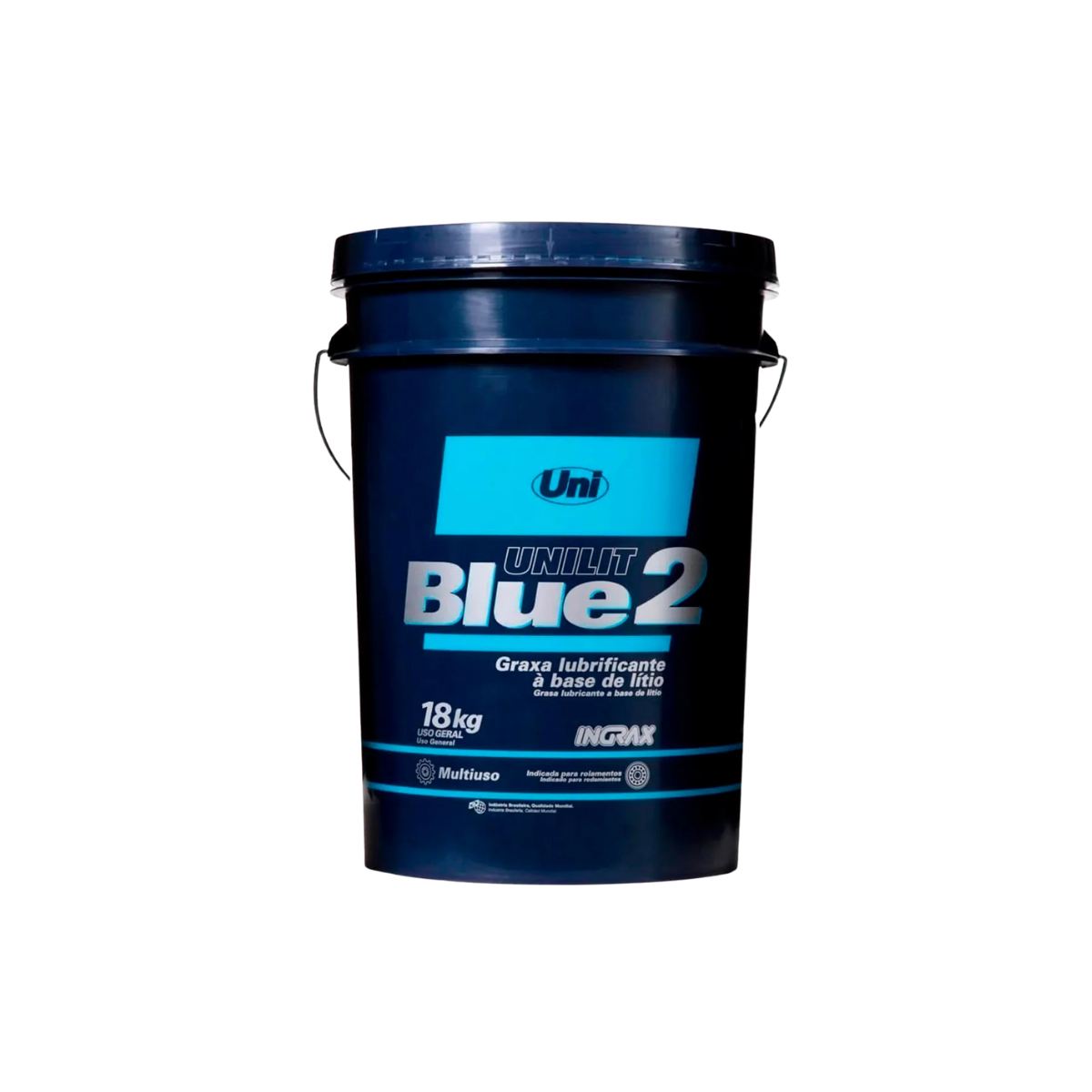 GS265 INGRAX 18KG GRAU NLGI 2 GRAXA UNILIT BLUE2 BALDE 
