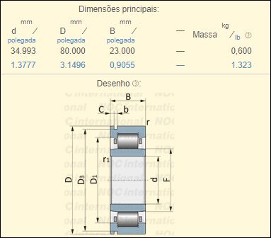 510148 ARB ROLAMENTO ROLOS CILINDRICOS INDL35X80X23