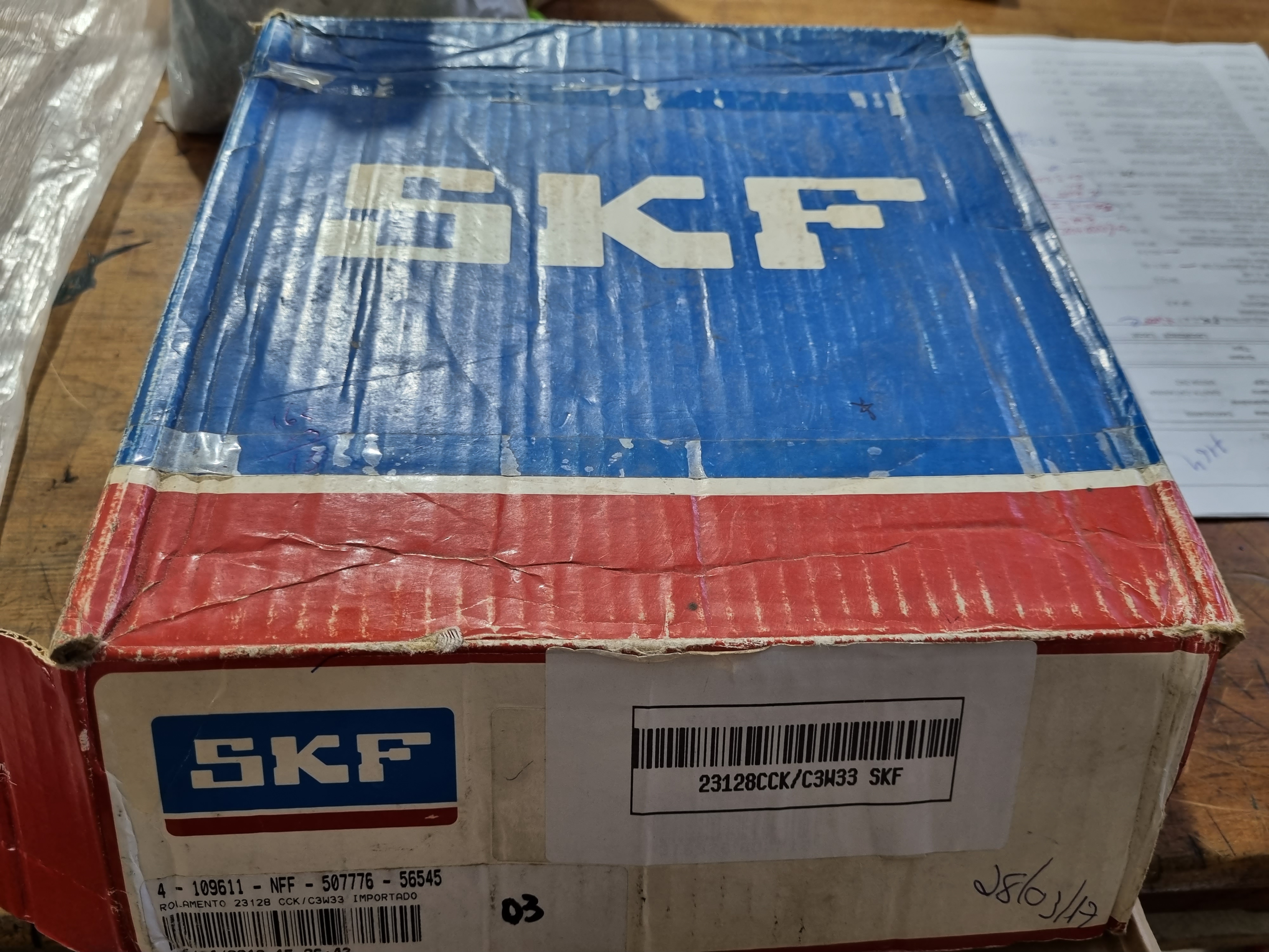 23128CCKC3W33 SKF ROLAMENTO INDUSTRIAL AUTOCOMP ROLOS 140X225X68(MM) — imagem 2