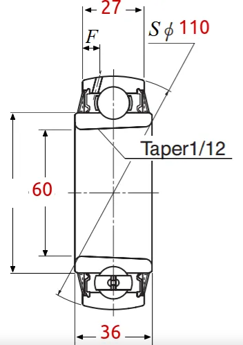 UK212G2 SNR ROLAMENTO ESF FIXACAO BUCHA INDL — imagem 2