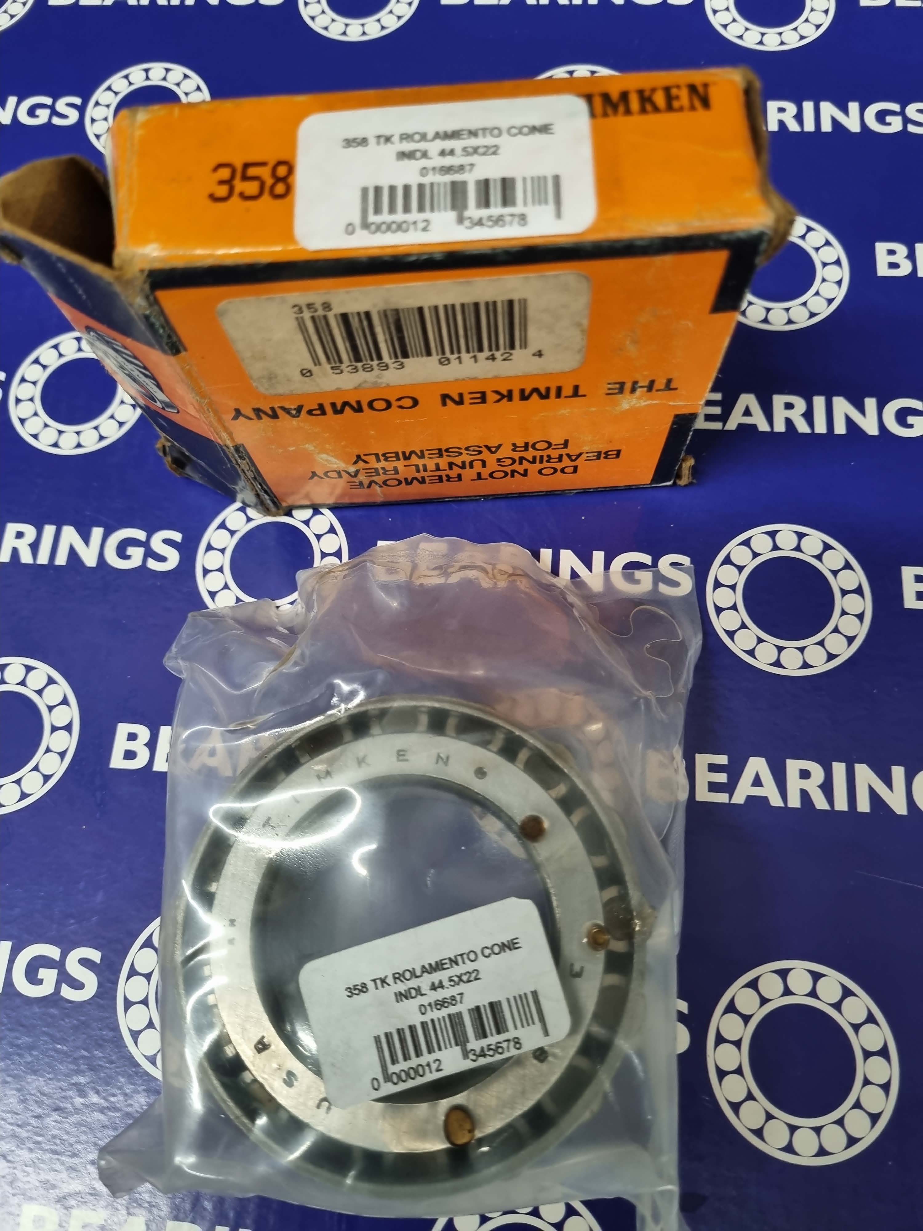 358 TK ROLAMENTO CONE INDL 44,5X22